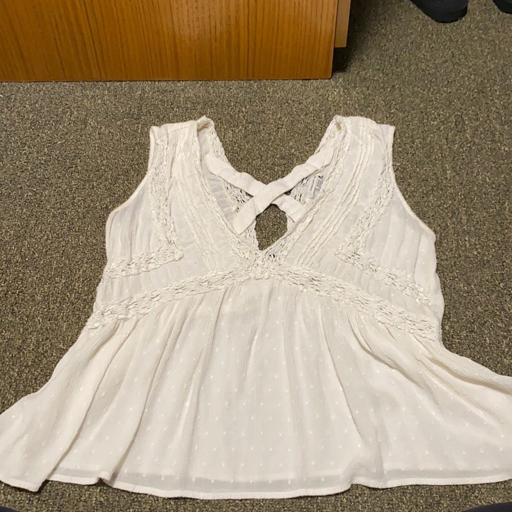 White American Eagle Top